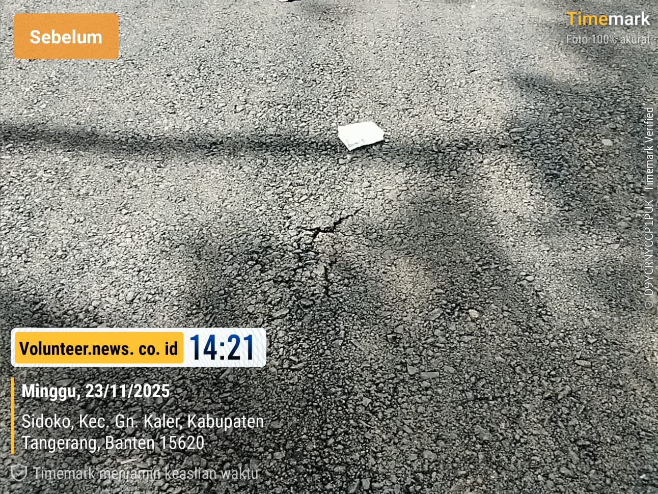 Warga Sambut Baik Perbaikan Jalan di Sidoko, Namun Keluhkan Kualitas Hotmix yang Retak Dini