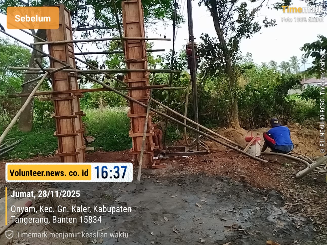 Dua Proyek SAB di Desa Onyam Jalani Pekerjaan Tanpa Papan Informasi, LSM Angkat Bicara