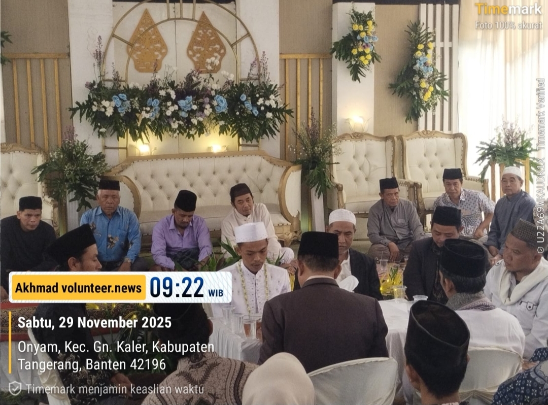 Kades Onyam Bustonil Arifin Hadiri Resepsi Warga: Wujud Kedekatan Pemimpin dengan Masyarakat