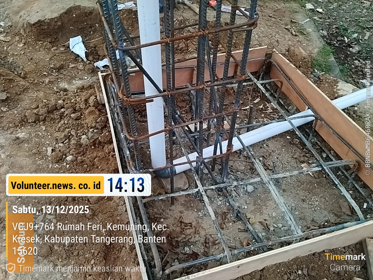 Pembangunan Gapura di Desa Kemuning Kec.Kresek Disorot, Transparansi dan Mutu Teknis Dipertanyakan