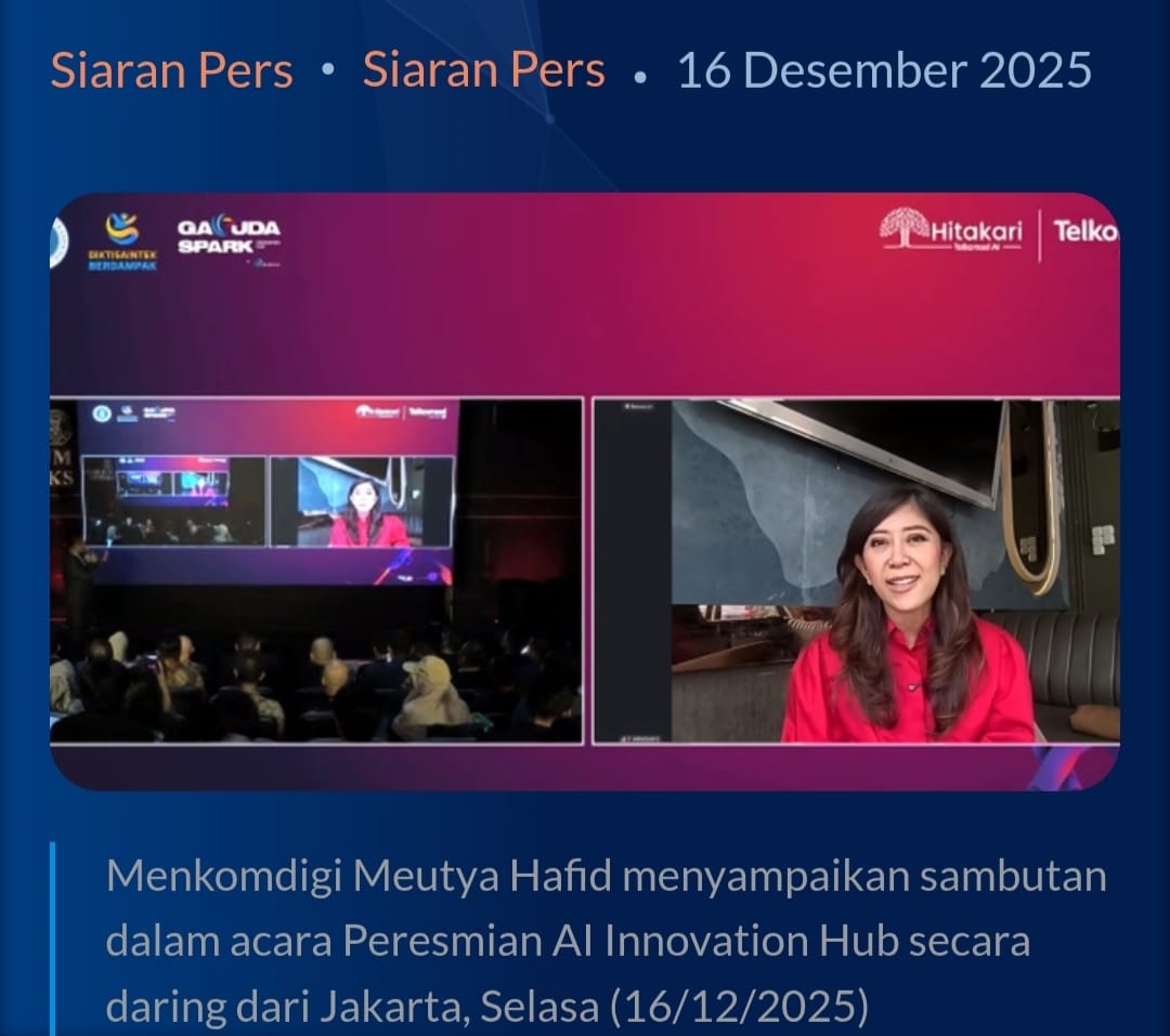 Menkomdigi Tantang AI Innovation Hub Hasilkan Solusi Publik