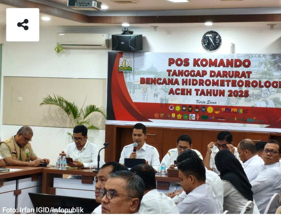 Pemprov Aceh Siapkan Langkah Strategis Rehabilitasi dan Rekonstruksi Pascabencana