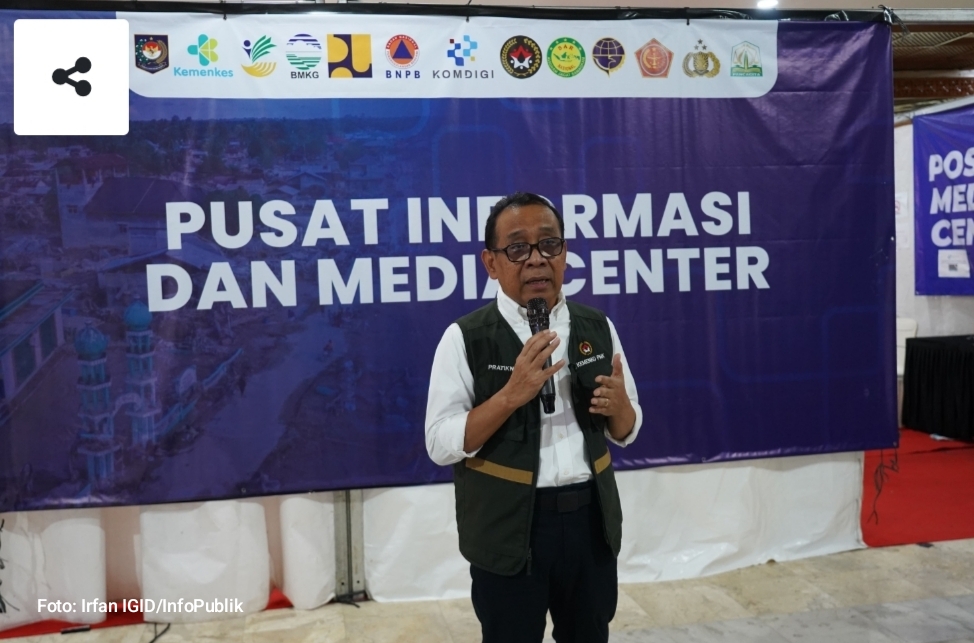 Menko PMK: Percepat Pemulihan Pascabencana Sumatra, Ruang Perpanjangan Tanggap Darurat Tetap Dibuka