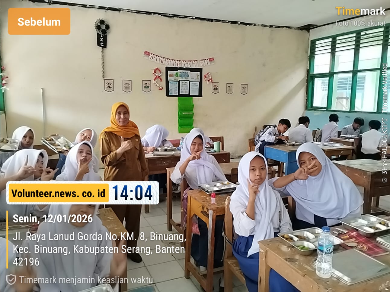 SMPN 1 Binuang Jalankan Program Makan Bergizi Gratis, Dukung Pembelajaran Sehat