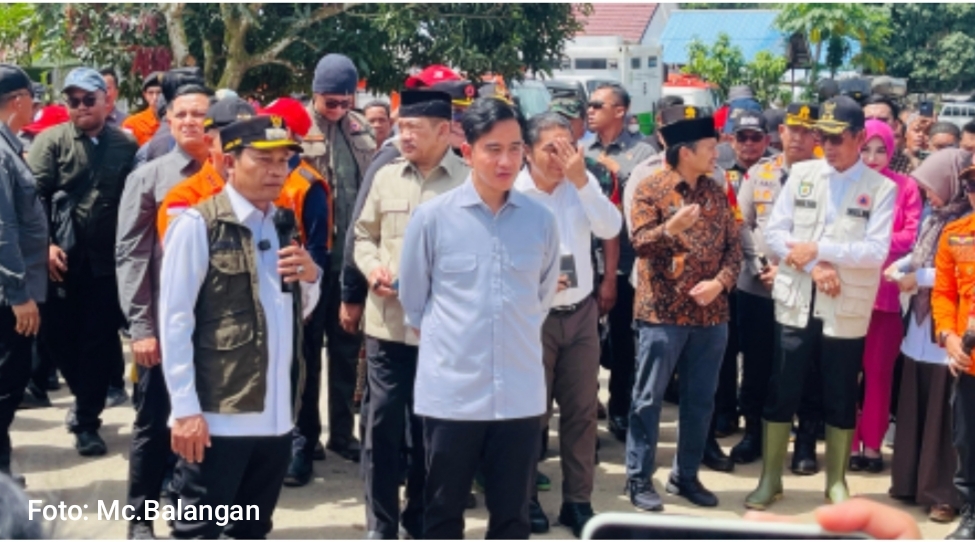 Wapres Gibran Tinjau Banjir Bandang Balangan, Dorong Percepatan Pemulihan dan Relokasi Warga
