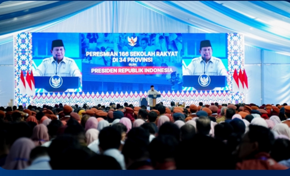 Presiden Prabowo Resmikan 166 Sekolah Rakyat, Digitalisasi Jadi Penopang Pembelajaran