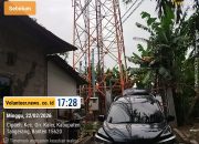 Keselamatan Warga Terancam, Material Tower BTS Jebolkan Atap Rumah Warga Desa Cipaeh Kec.Gunung Kaler, Tangerang