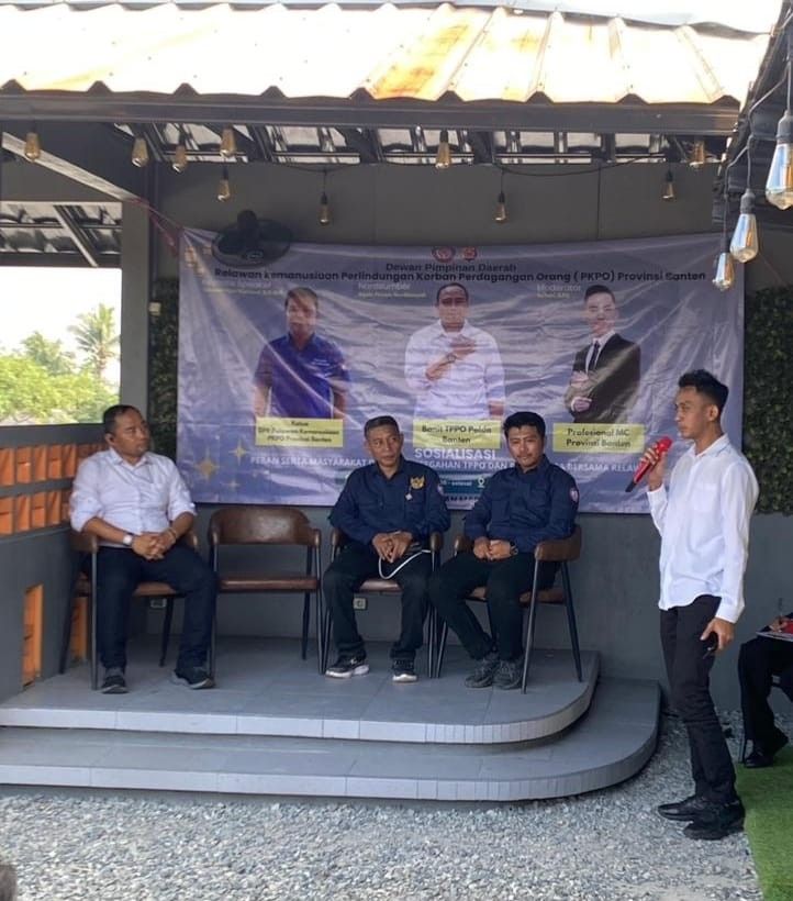 DPD Relawan Kemanusiaan PKPO Banten Gelar Sosialisasi Pencegahan TPPO Bersama Polda Banten, Perkuat Peran Masyarakat