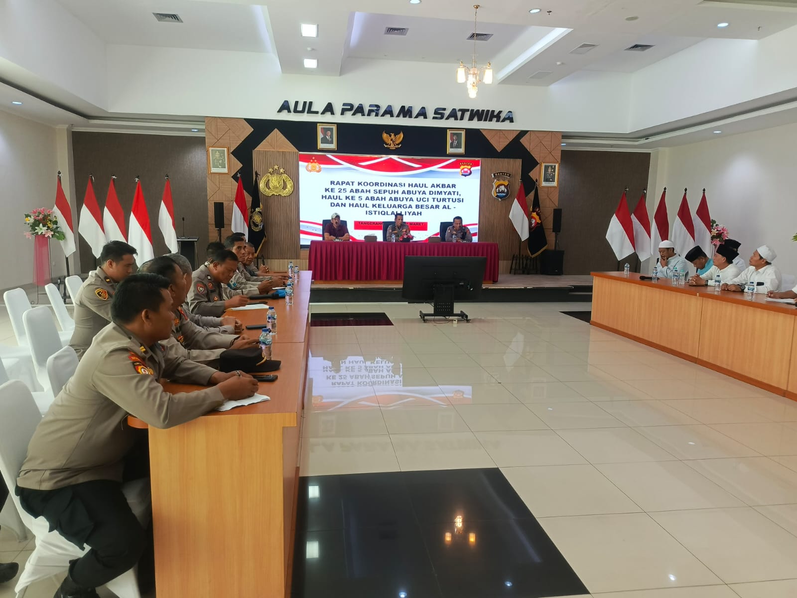 Haul Akbar Abuya Uci Turtusi Al-Istiqlalliyah Diprediksi Diserbu 10 Ribu Jemaah, Polresta Tangerang Siapkan Pengamanan 3 Lapis Super Ketat