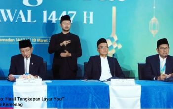 Pemerintah Tetapkan Hari Raya Idul Fitri 1447 H Jatuh 21 Maret 2026