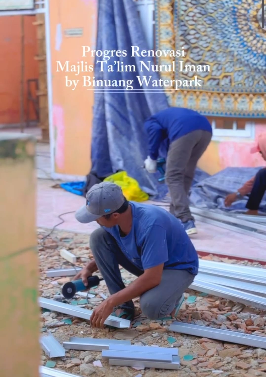 Wujud Kepedulian Binuang Waterpark: Majlis Ta’lim Nurul Iman Dibangun, Warga Sambut dengan Syukur dan Harapan