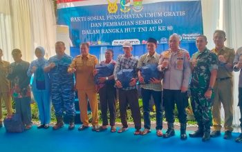 Dari Langit ke Rakyat: Satradar 401 Tanjungkait Tebar Kepedulian di Hari Jadi TNI AU