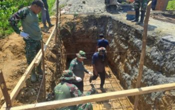 Viral TNI dan Warga Gotong Royong Bangun Jembatan Gantung, Akses Antar Kecamatan Kembali Terbuka