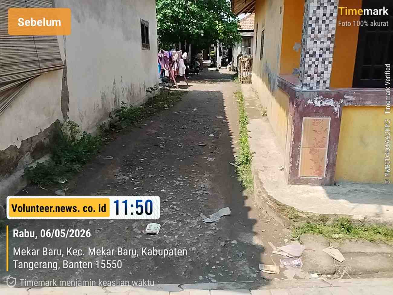 Paket Proyek Sudah Ada, Tapi Jalan Masih Rusak: Ada Apa di Mekarbaru, Tangerang?