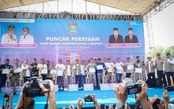 Buruh Tumpah Ruah di Puspemkab Tangerang, May Day 2026 Pecah! Disnaker Sebut Momentum Persatuan Pekerja
