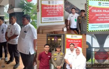 Restoran Penunggak Pajak di Kelapa Dua Tangerang Ditempeli Stiker, Bapenda Tagih Rp655 Juta