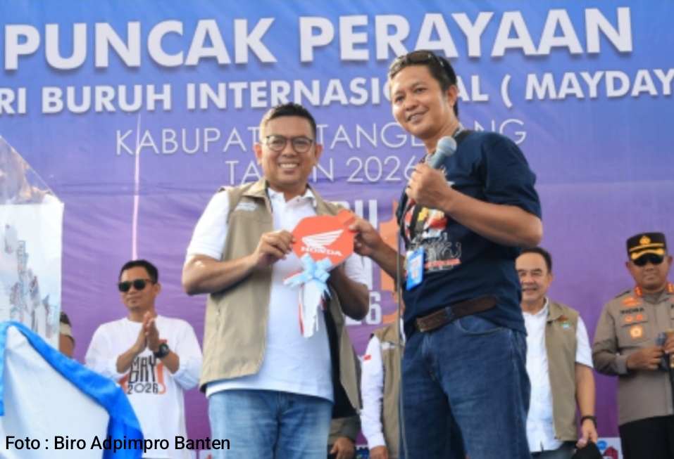 May Day 2026 di Banten, Gubernur Andra Soni Tekankan Harmoni Buruh, Pengusaha, dan Pemerintah