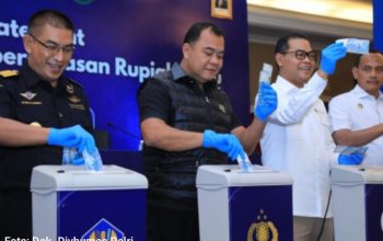 Sindikat Uang Palsu Digulung, Bareskrim dan BI Musnahkan 466 Ribu Lembar Rupiah Palsu