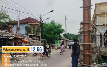 CV Andalan Bersama Kerjakan Proyek Gapura Rp150 Juta di Kosambi Dalem, Masyarakat Diminta Aktif Mengawasi
