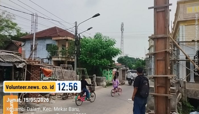 CV Andalan Bersama Kerjakan Proyek Gapura Rp150 Juta di Kosambi Dalem, Masyarakat Diminta Aktif Mengawasi