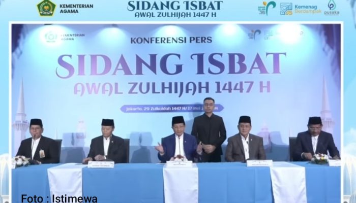 Pemerintah Tetapkan Idul Adha 1447 H Jatuh pada 27 Mei 2026, Hilal Dipantau di 88 Titik Indonesia