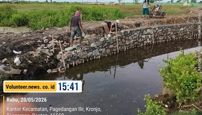 Warga Soroti Proyek Batu Kali di Pagedangan Ilir Kec.Kronjo, Diduga Minim Keterbukaan Informasi Publik